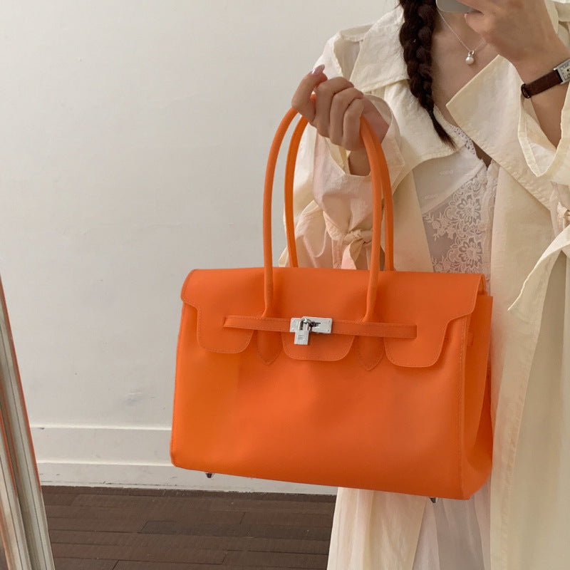 Gel Kelly Summer Large Capacity Platinum Women's Handbag