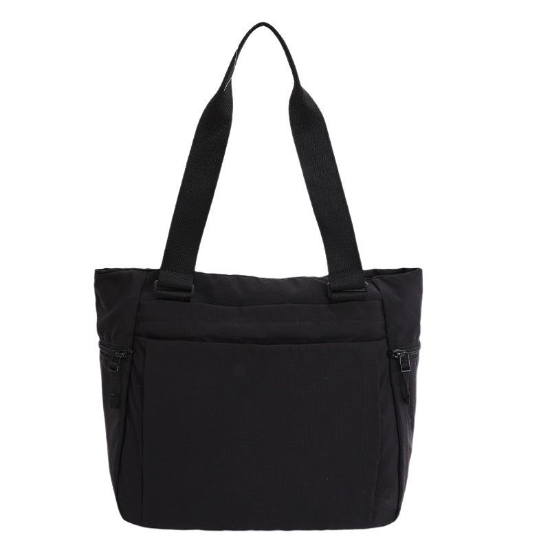 Capacity Totes Female For Class Lightweight Waterproof Nylon Handbags