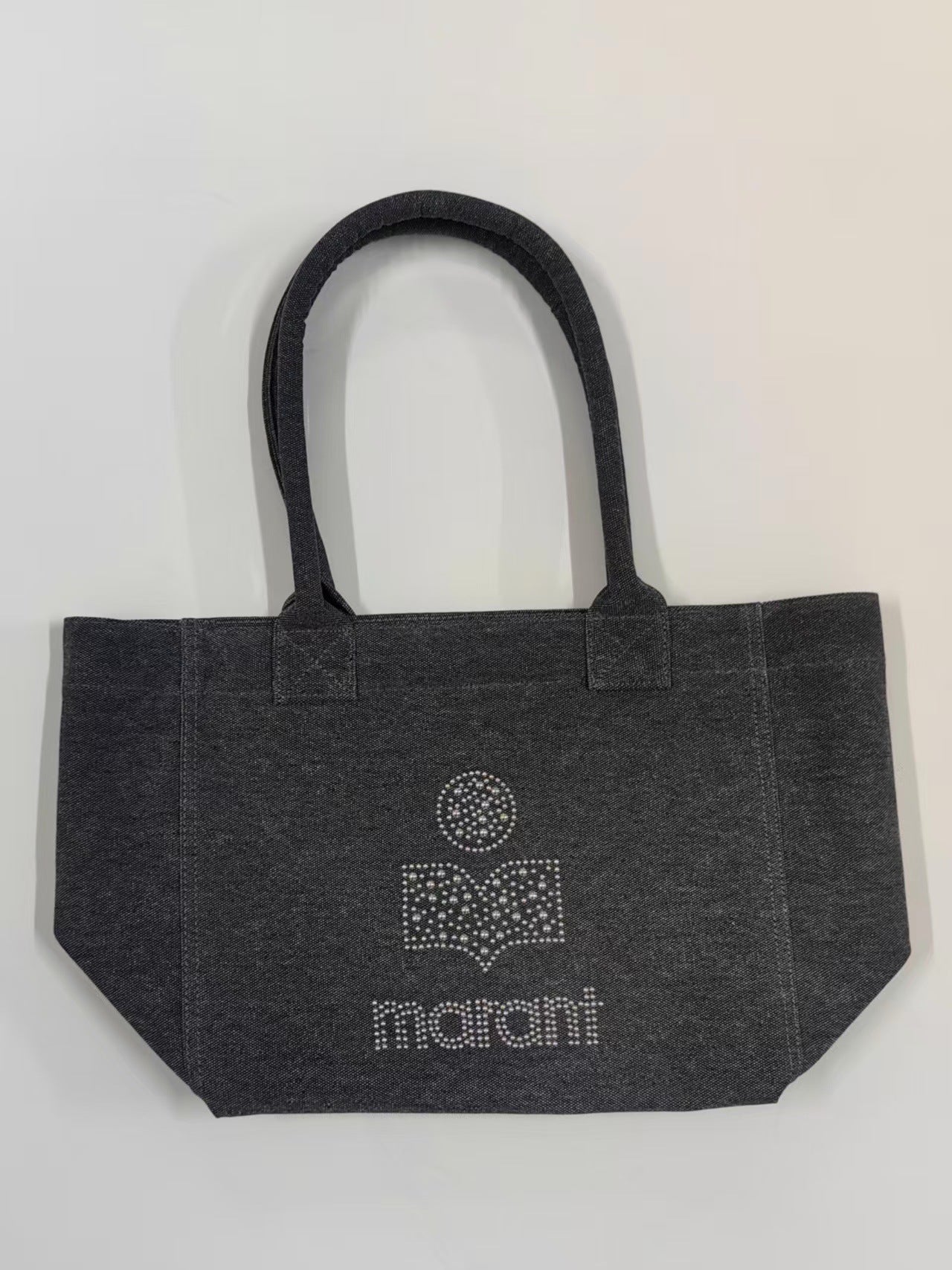Women's Fashion Built-in Double Pocket Interlayer Pure Tote Bags