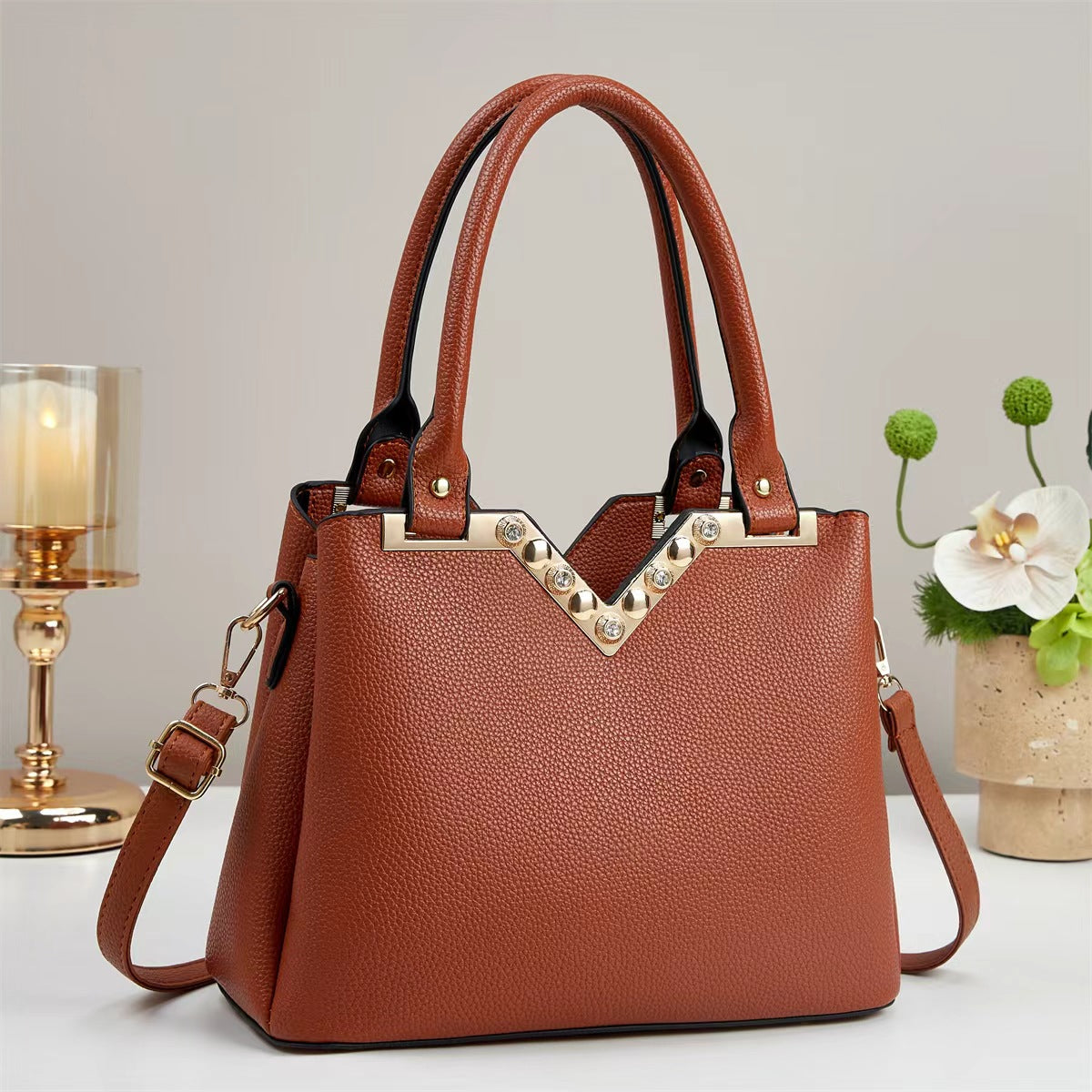 Trendy Spring Portable Large High Quality Women's Handbag