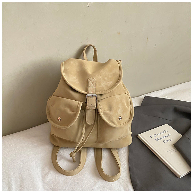Women's Style Simple Large Capacity Solid Color Design Women's Shoulder Bag
