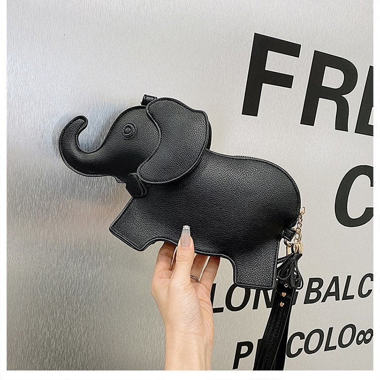 Funny Elephant Cartoon Young Shaped Mobile Women's Messenger Bag