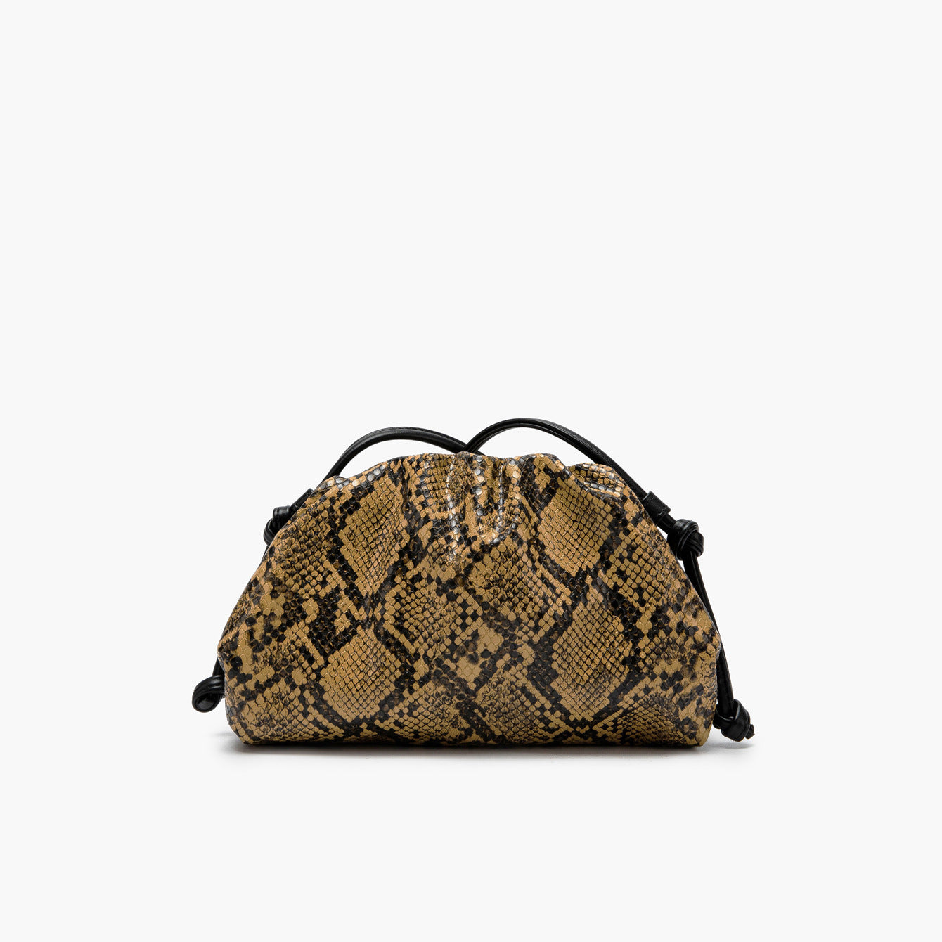 Beautiful Unique Women's Snakeskin Pattern Clip Women's Shoulder Bag