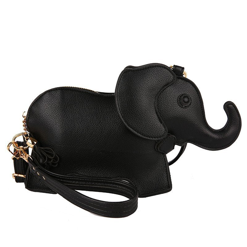 Funny Elephant Cartoon Young Shaped Mobile Women's Messenger Bag