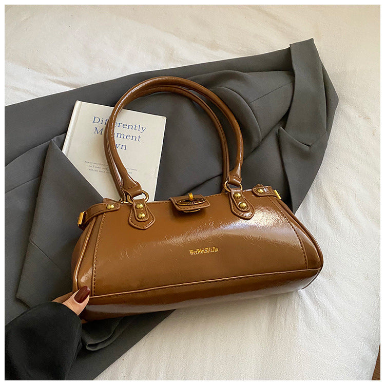 Women's Baguette For Winter Advanced Texture Light Luxury Women's Shoulder Bag