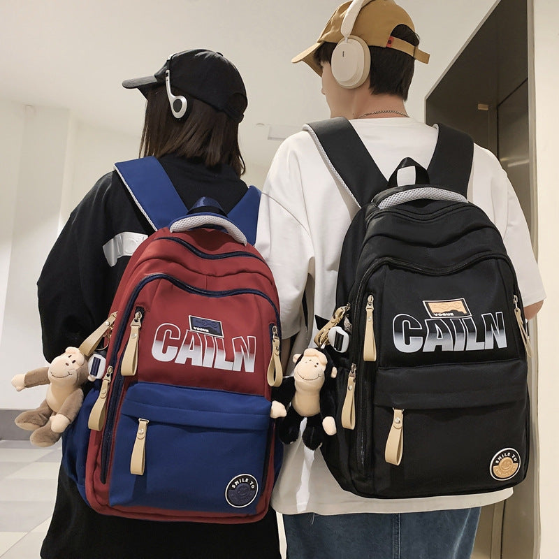 Junior High Trendy Style Computer Large Leisure Backpack