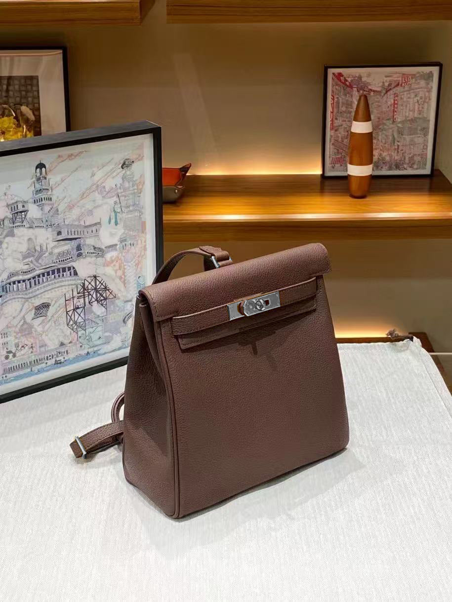Layer Cowhide Leather Kelly High-grade Versatile Leisure Commute Women's Backpack