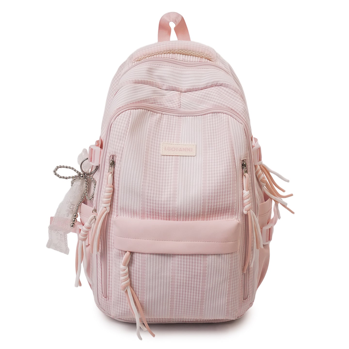 Style Vertical Bow Good-looking Junior High Backpacks
