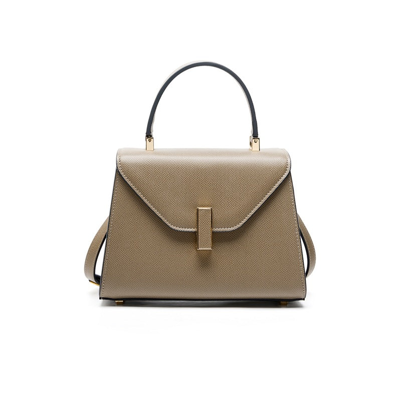 Women's Kelly Design Sense Niche Fashion Genuine Leather High Large Women's Handbag