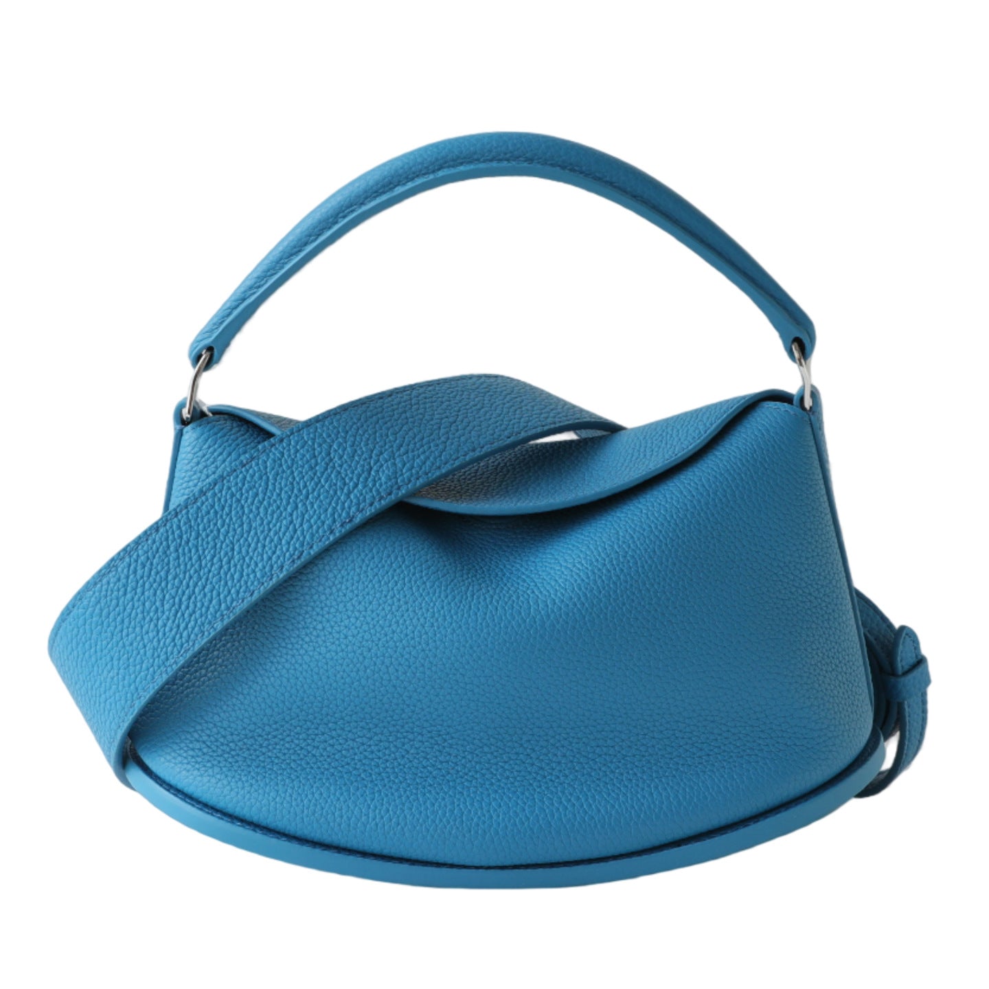 Women's High-grade First Layer Cowhide Ingot Simple Women's Handbag