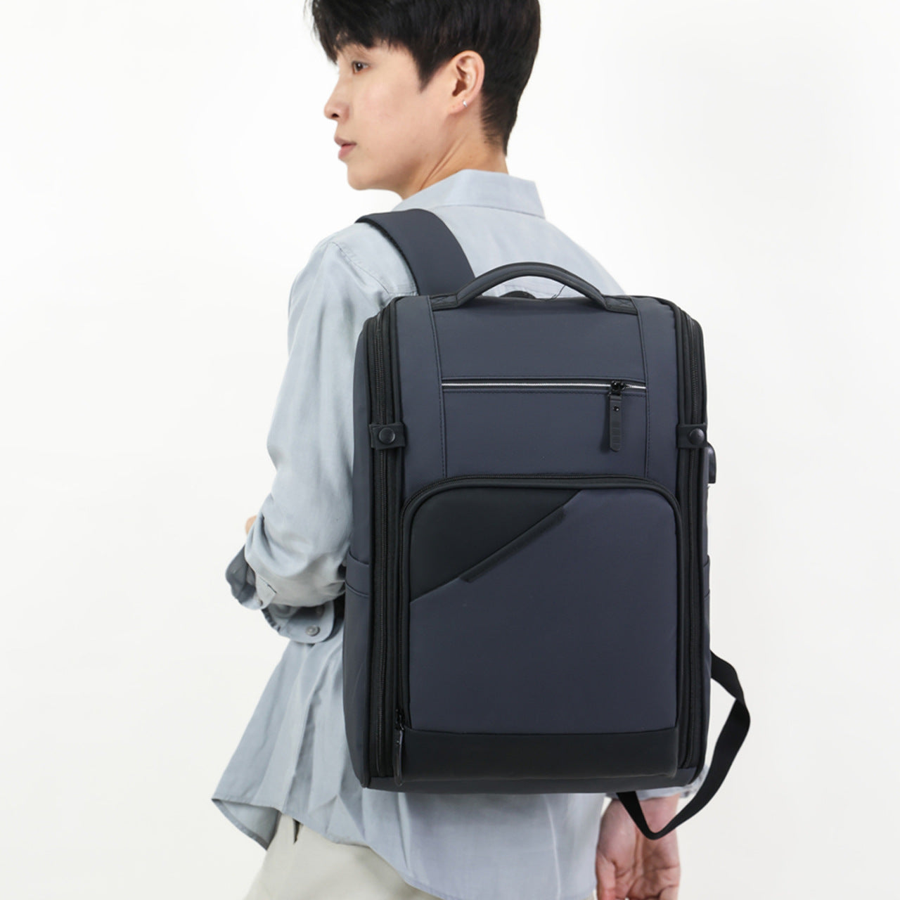 High-grade Commuter Large Capacity Simple Computer Business Backpack