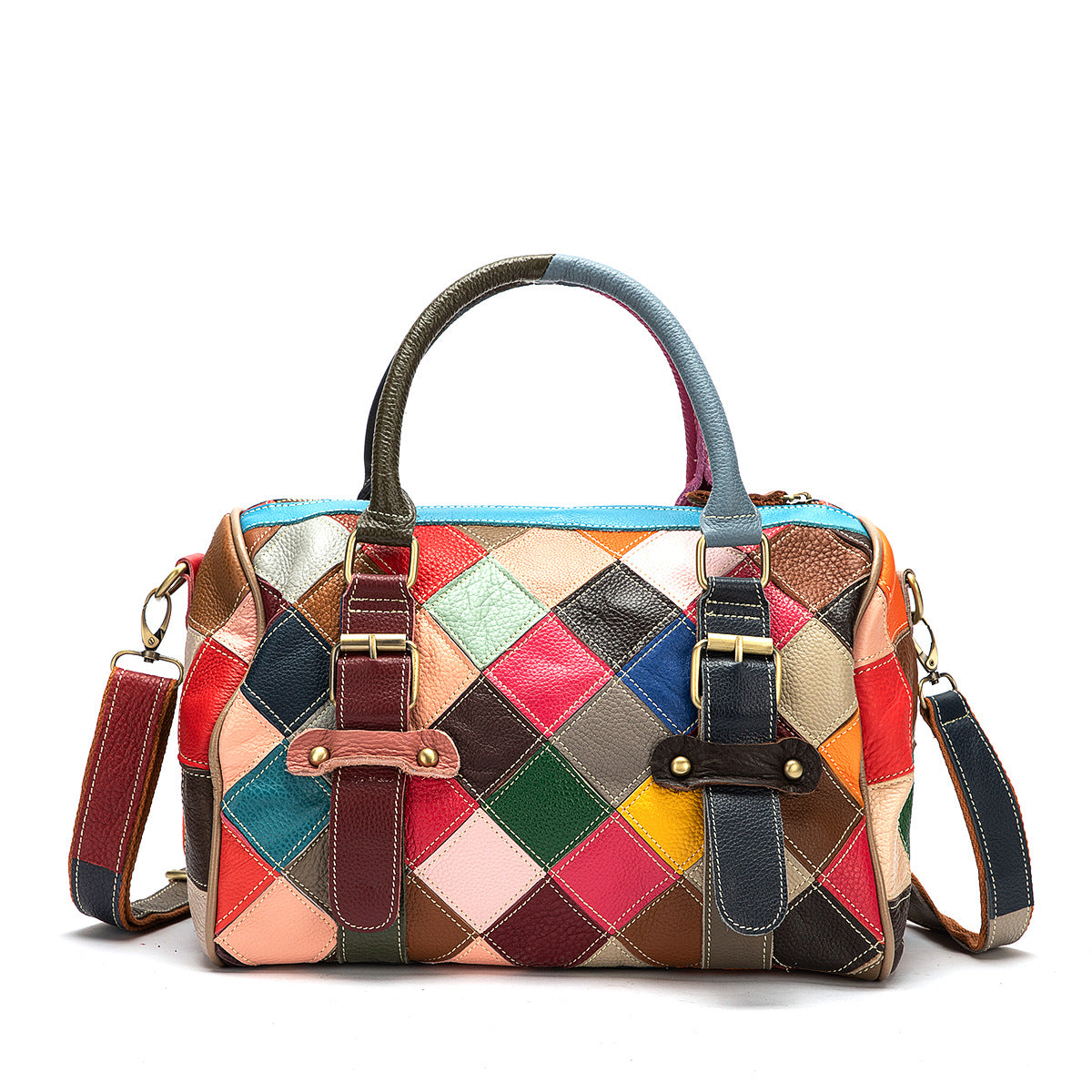 Women's Top Layer Cattlehide Leather Fashion Large Capacity Women's Shoulder Bag