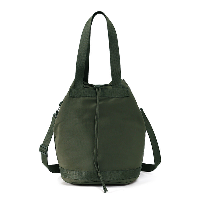 Drawstring Hand Large Capacity Strap Detachable Bucket Bag