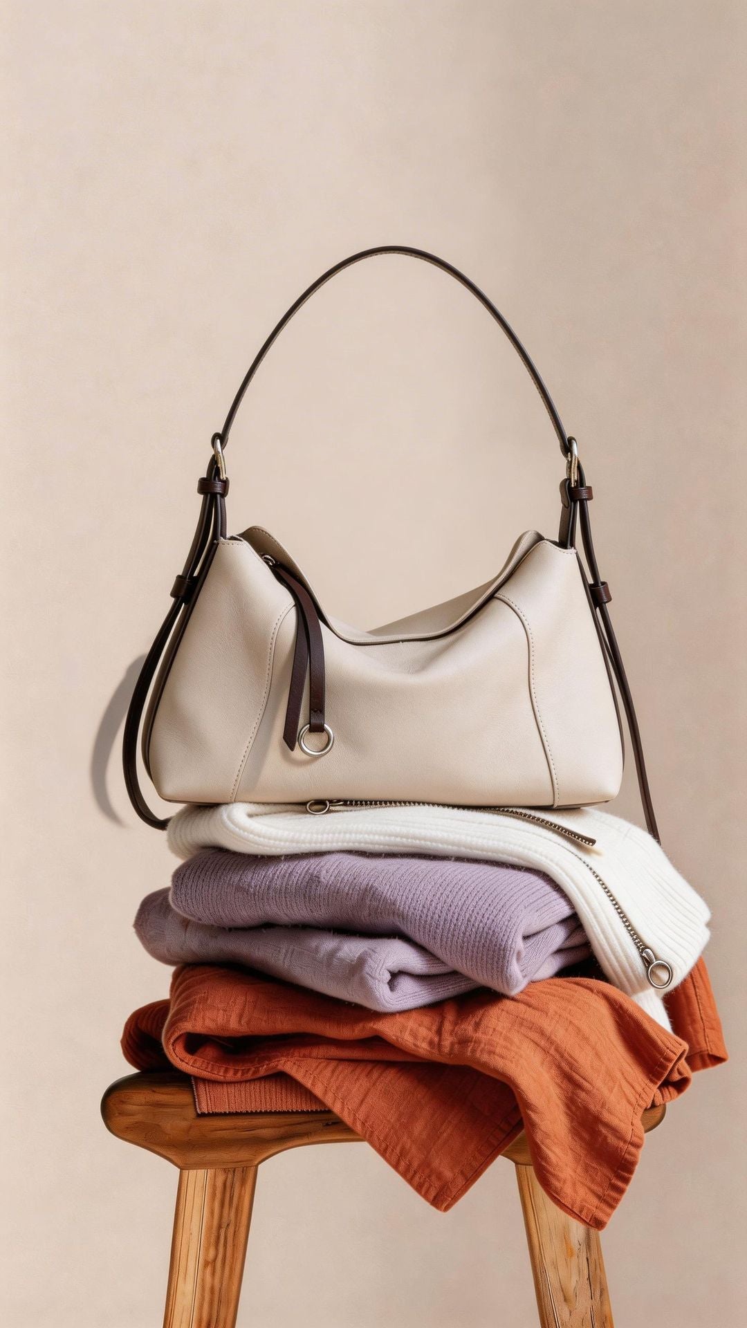 Women's First Layer Cowhide Fashion Leather Portable Women's Shoulder Bag