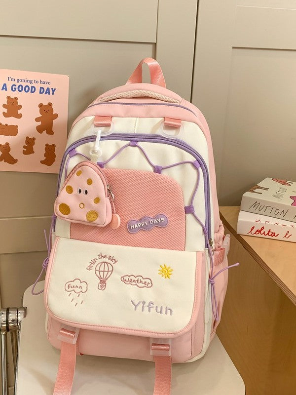 Color Cute Lightweight Large Capacity Versatile Backpacks