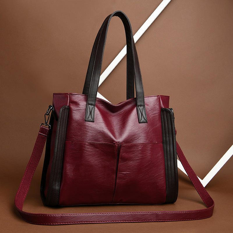 Women's Large Capacity Soft Leather Fashion Women's Messenger Bag