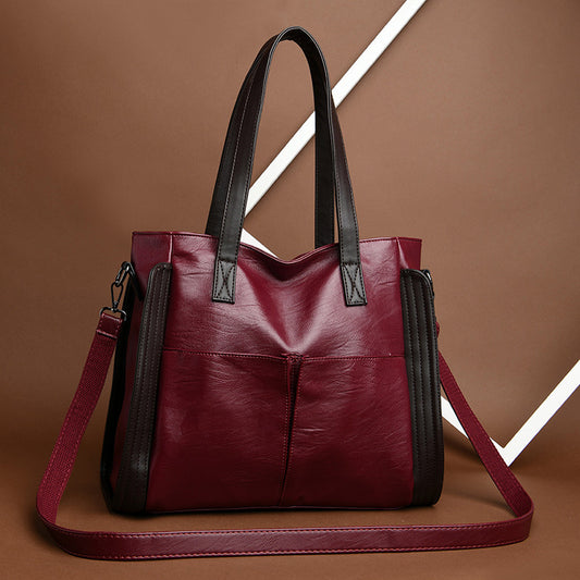 Women's Large Capacity Soft Leather Fashion Women's Messenger Bag