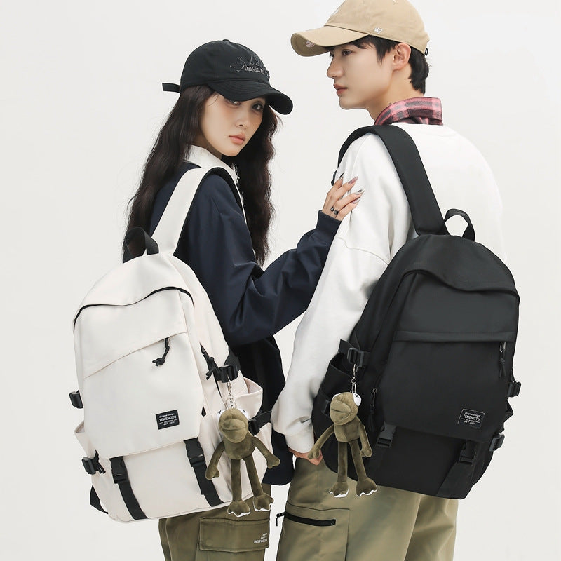 Men's Fashion Early High College Couple Class Leisure Backpack