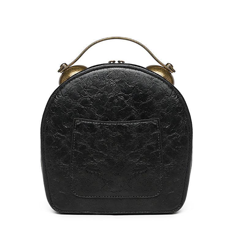 Women's British Niche Retro Creative Clock Exotic Fun Women's Shoulder Bag