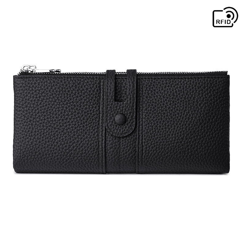 Versatile Glamorous Long Zipper Document Mobile Card Pack Card Sleeve