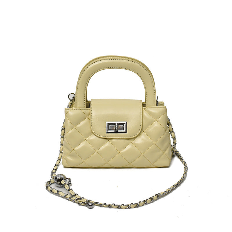 Women's Spring Fashion Simple Textured Design Women's Shoulder Bag