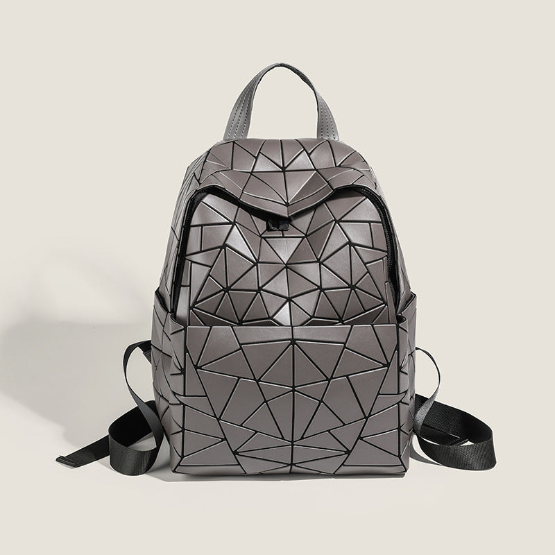 Summer Geometric Rhombus Female Fashion Leisure Women's Backpack
