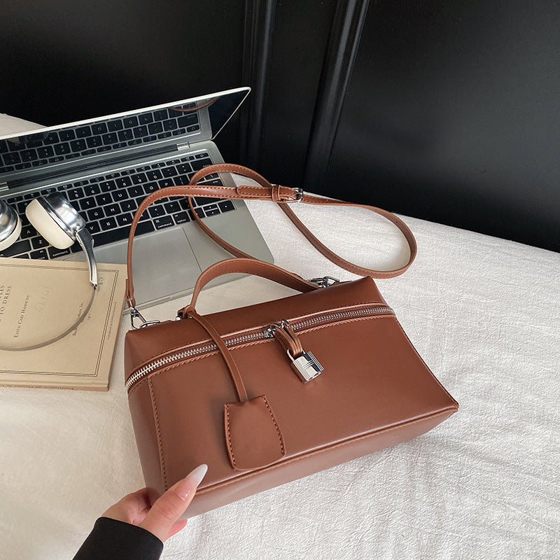 Large Capacity Box Light Luxury Design Elegant Shoulder Bags