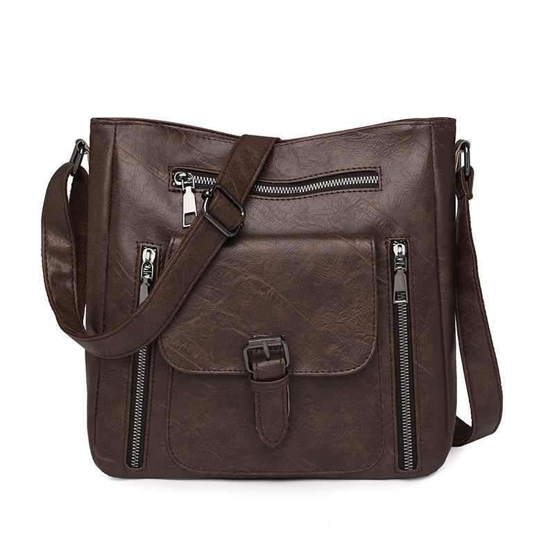 Women's Fashion Saddle Vintage Large Capacity For Women's Shoulder Bag
