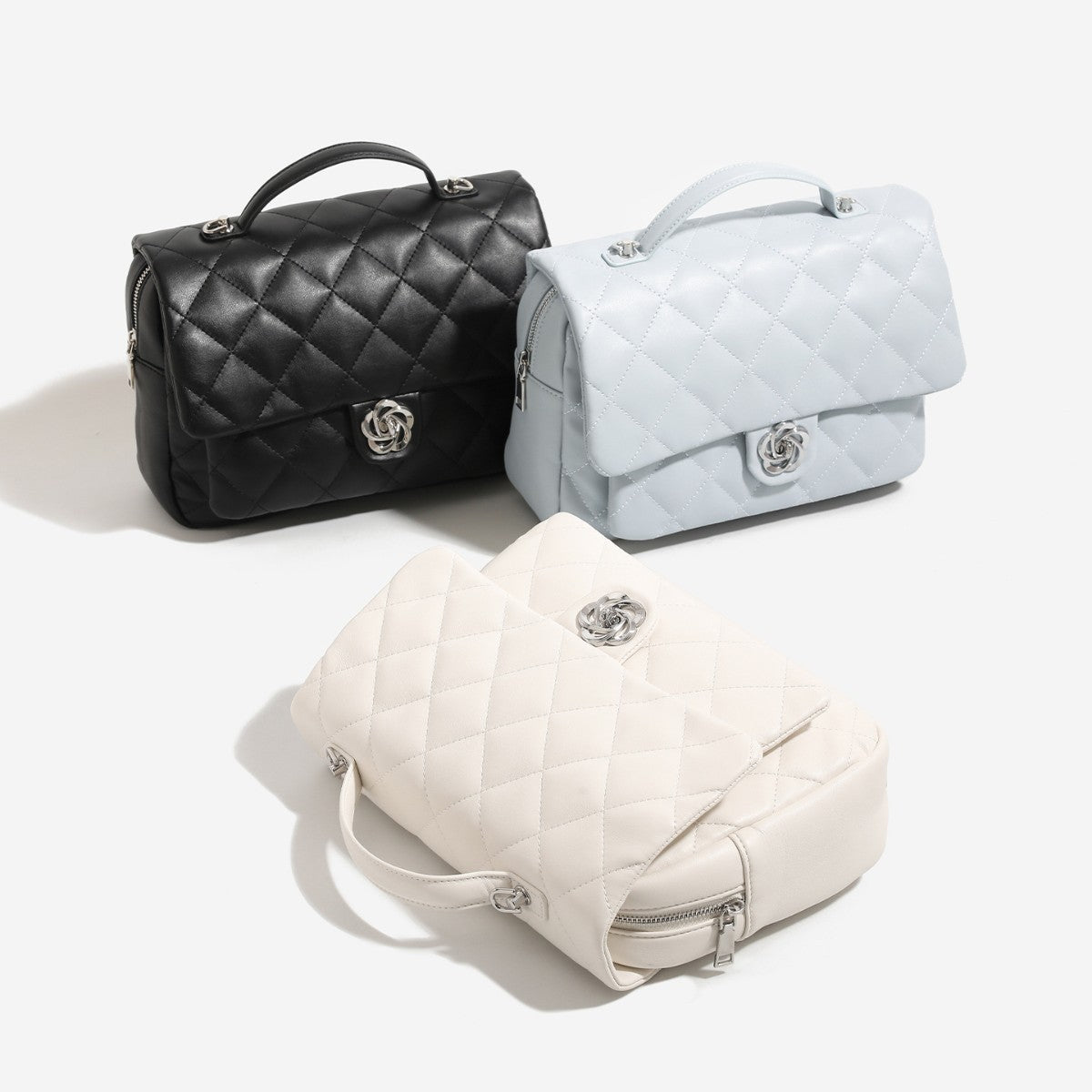 Zhang Just Star Waffle Class Commuter Leisure Backpack