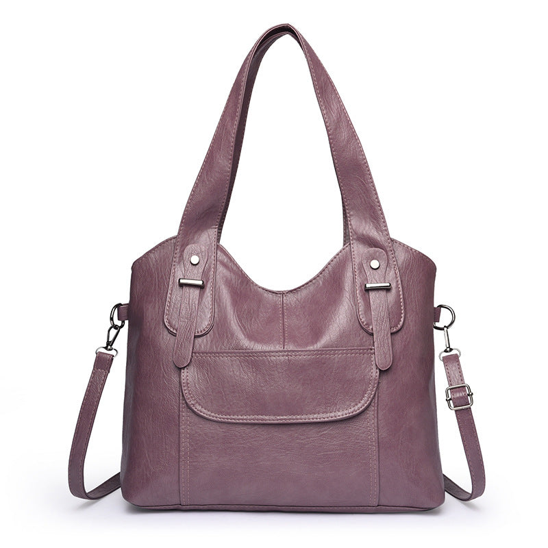 Winter Large Capacity Portable Trendy Soft Women's Shoulder Bag