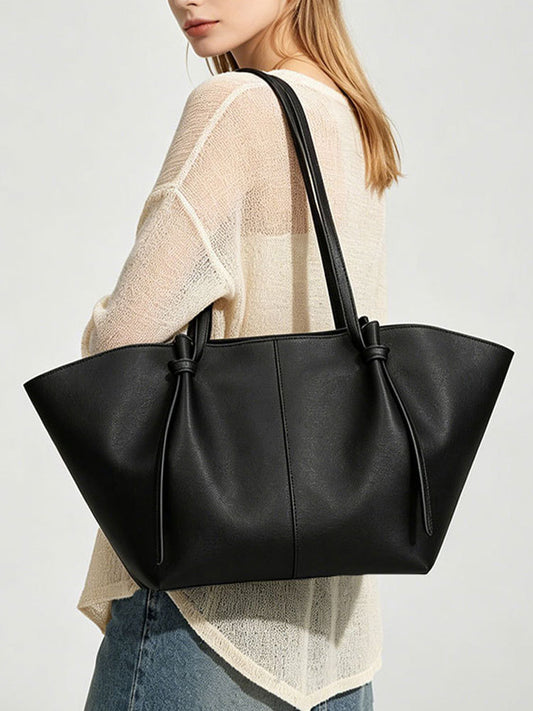 Women's High-grade French Style Simple Large Capacity Tote Bag