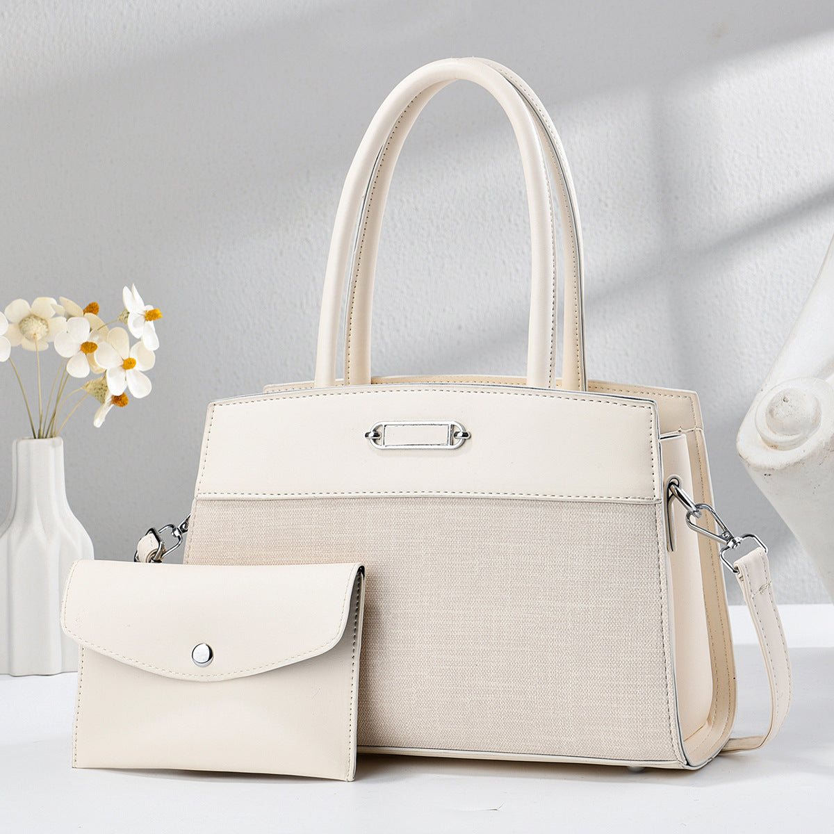 Easy Matching Large Capacity Spring Portable Women's Handbag