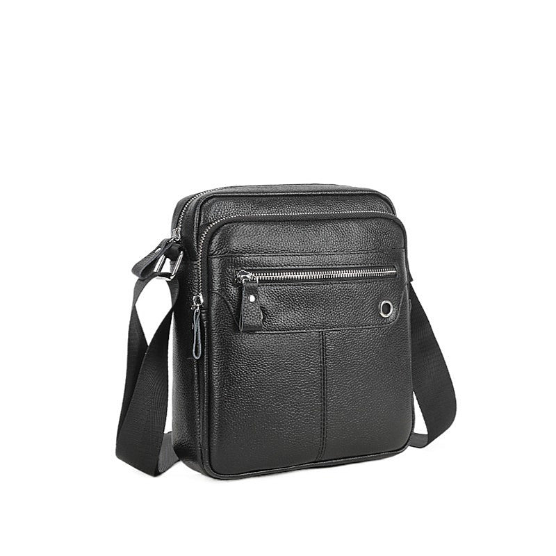 Men's First Layer Cowhide Leather Large Capacity Men's Messenger Bags
