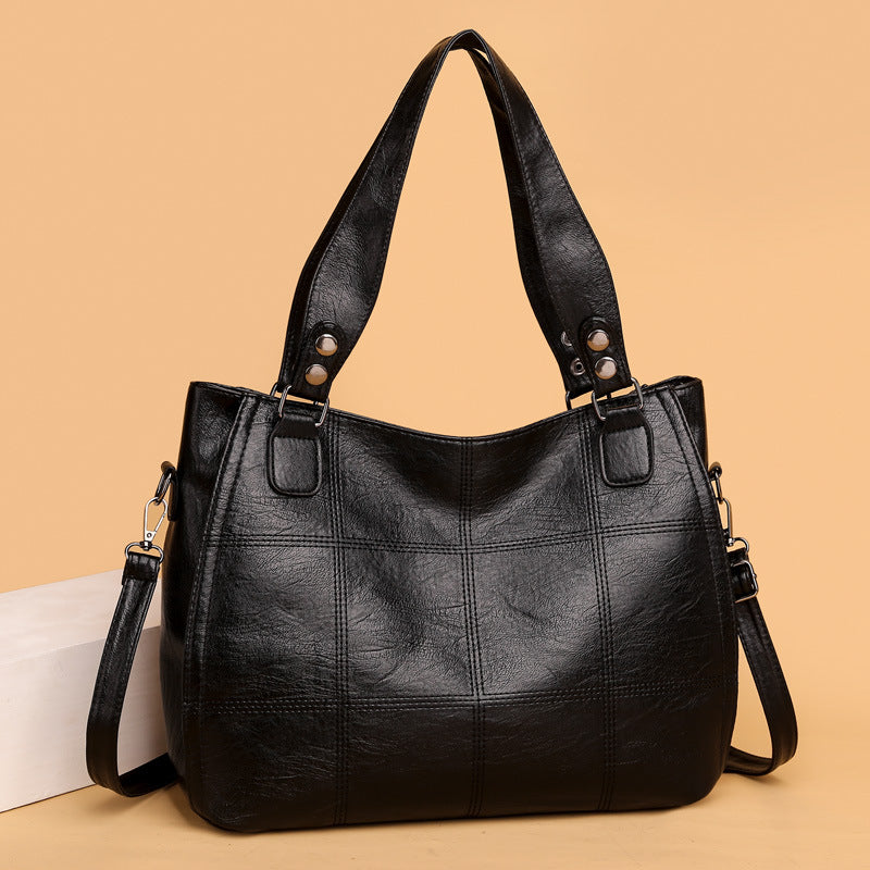 Large Capacity Retro Soft Leather Fashion Shoulder Bags