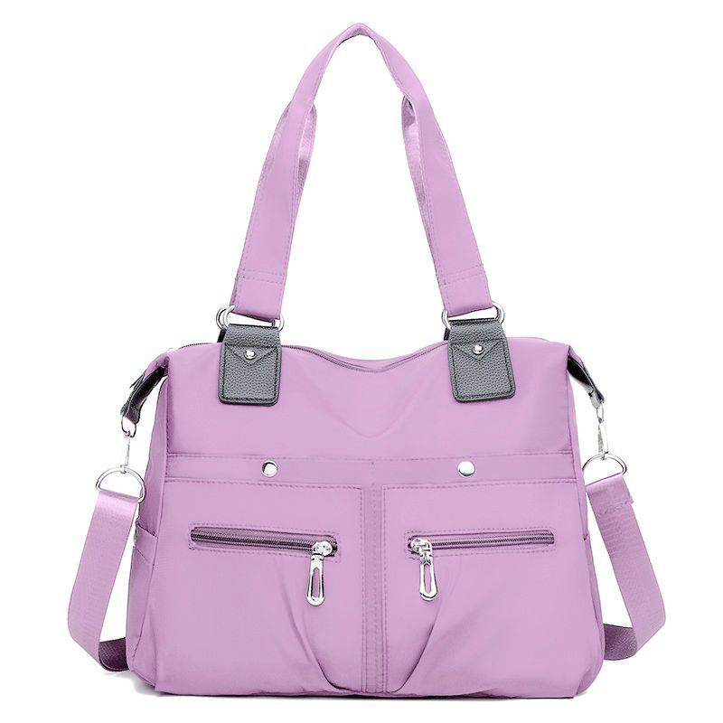 Women's Stylish Lightweight Oxford Cloth Korean Style Large Capacity Waterproof Shopping Bags