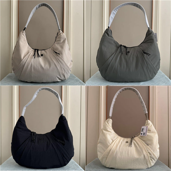 Old Crescent Croissant Waterproof Nylon Yoga Women's Messenger Bag