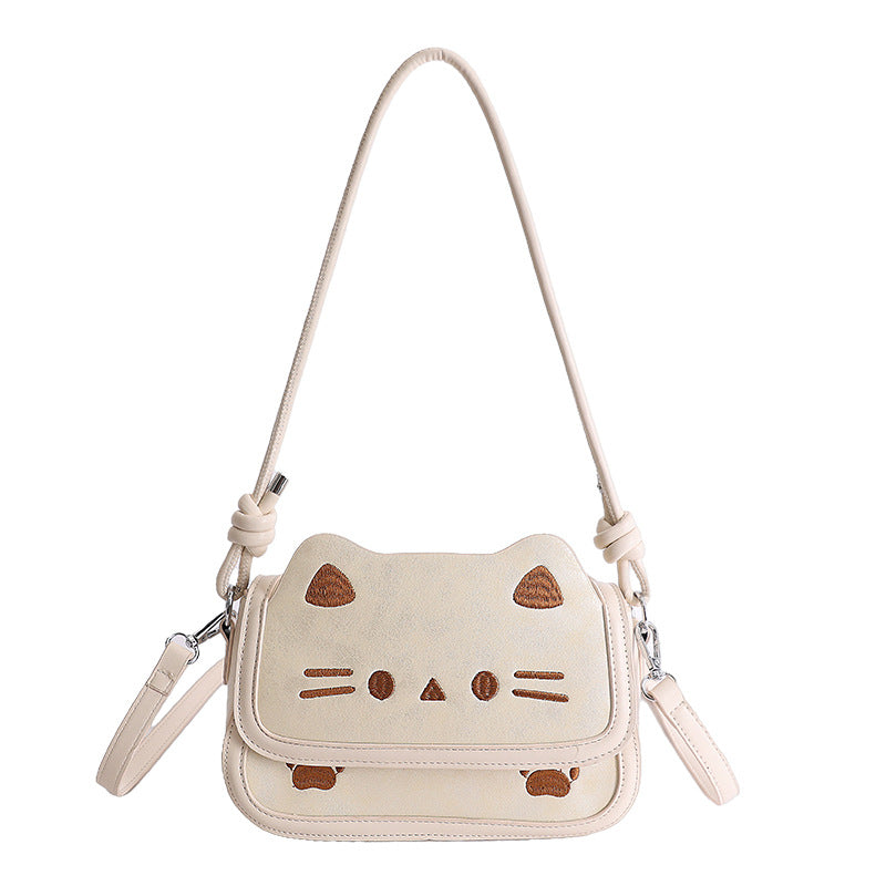 Women's Cartoon Cute Kitten Trendy Fashion Shopping Women's Messenger Bag
