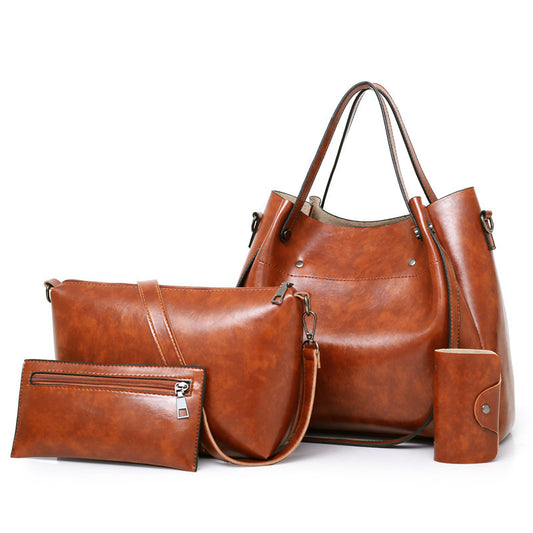 Women's Retro Large Capacity Portable Cross Body Women's Handbag
