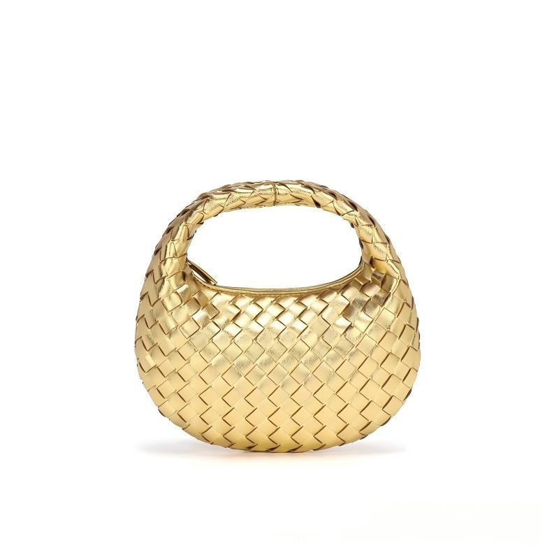 Women's Hand-woven Dumpling Light Luxury Minority High-grade Underarm Selenodont Women's Handbag