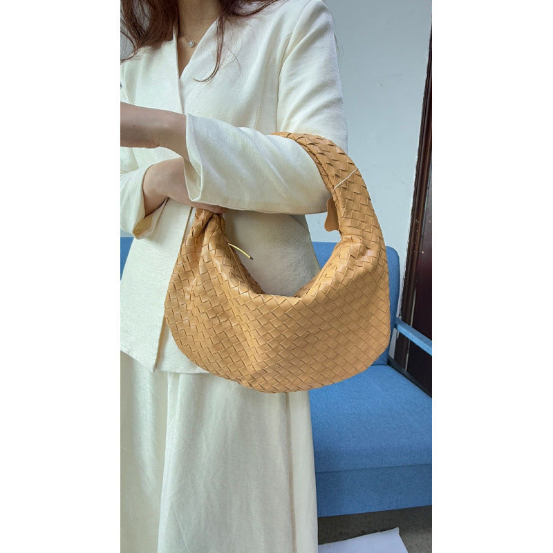 Knotted Woven Portable Underarm Fashion Large Bags