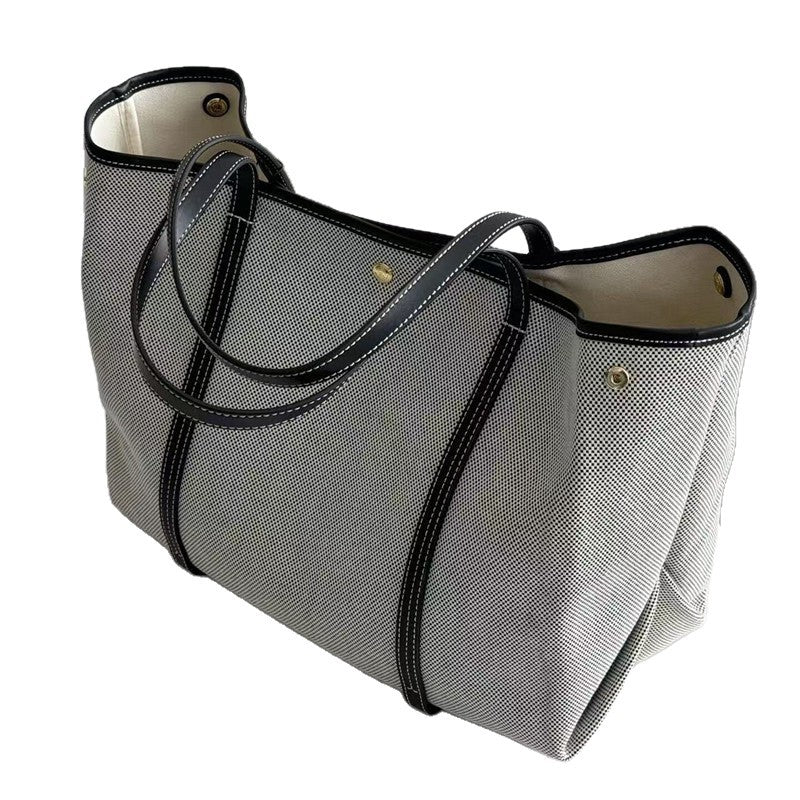 Women's Versatile Canvas Portable Large Capacity Commuter Tote Bag