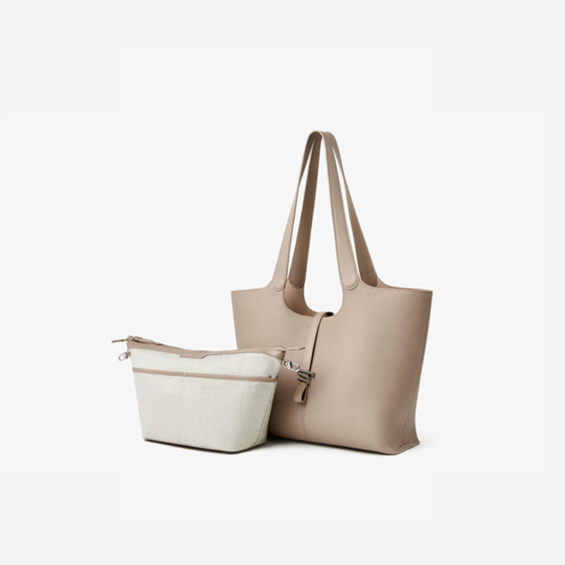 Wind Chime Female Large Capacity Commuter Vegetable Basket Underarm Tote Bags
