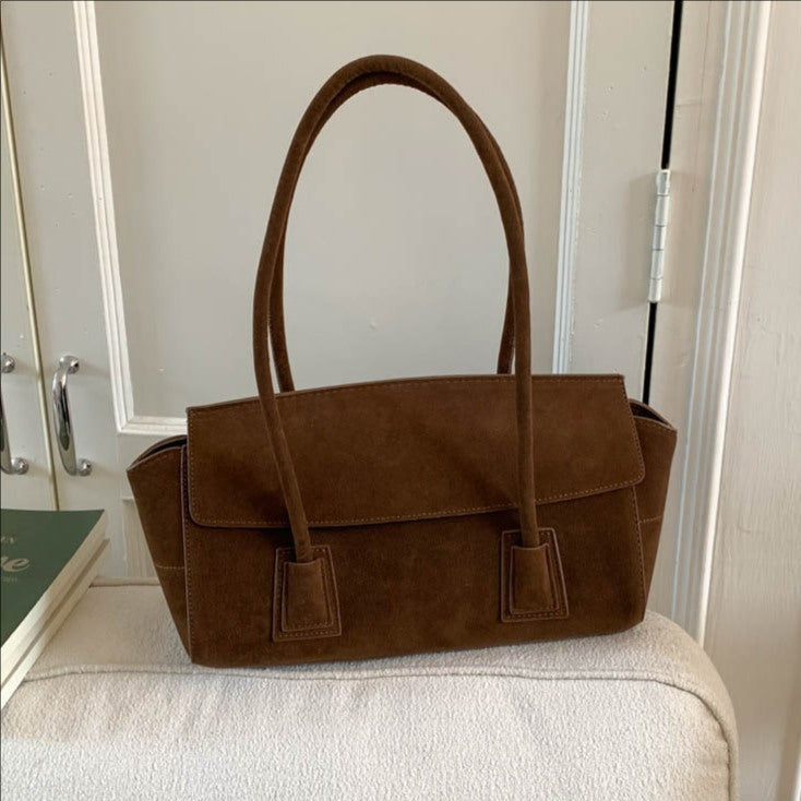 Women's High Quality Suede Underarm Fashion Simple Women's Shoulder Bag