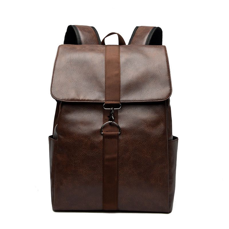 Men's Large Capacity Commute Retro Simple Business Backpack