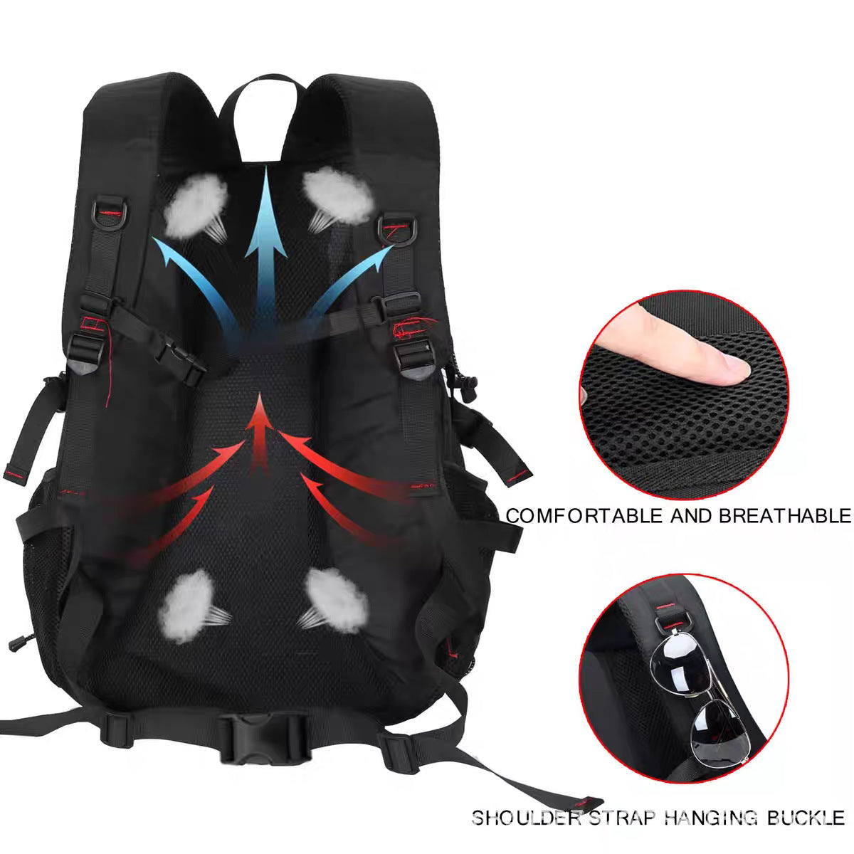 Men's Large Capacity Trip Computer Hiking Waterproof Backpacks