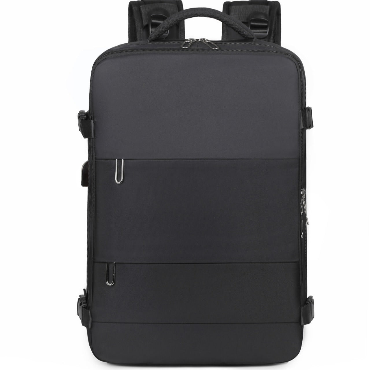 Trendy Large Capacity Carrying Double Zipper Business Backpack