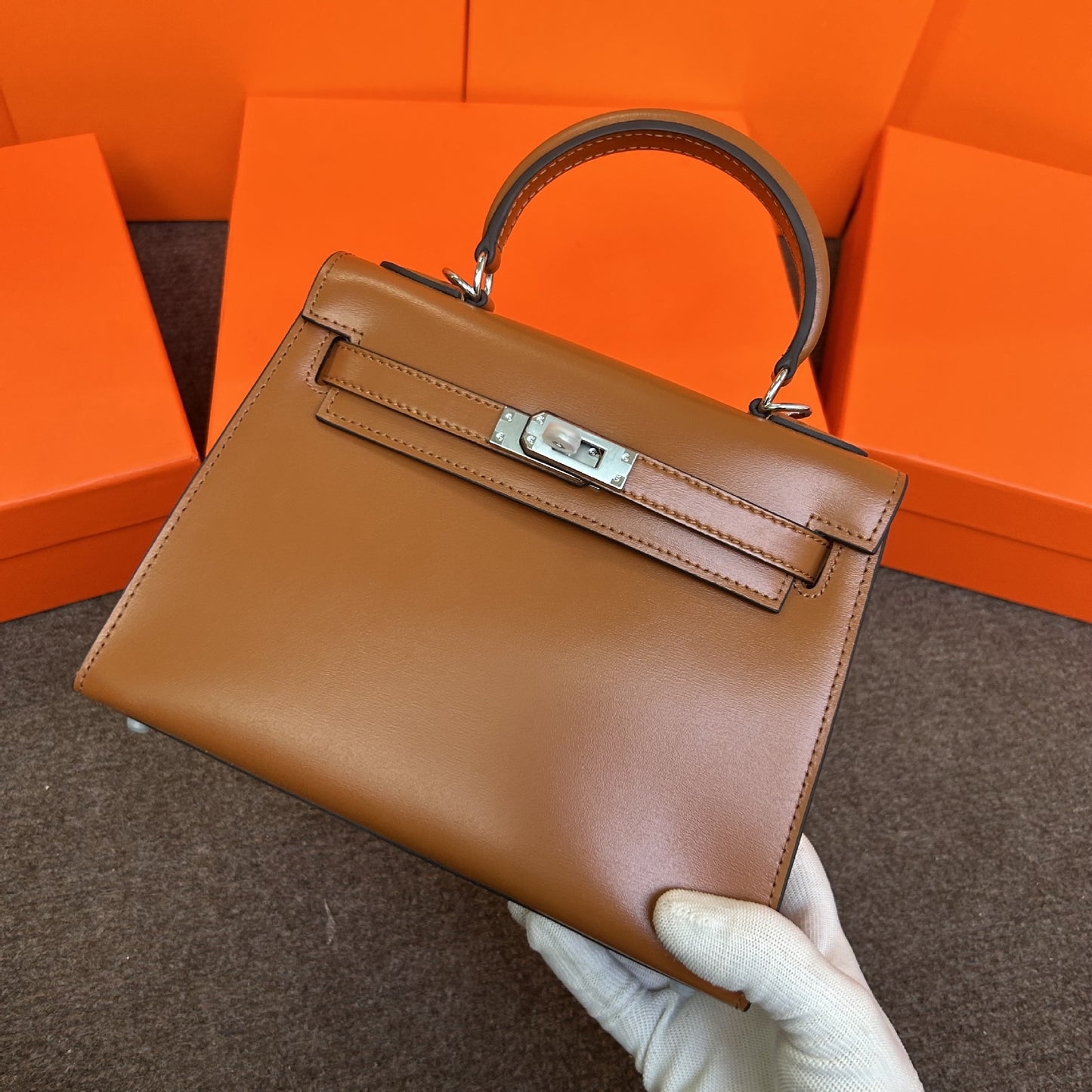 Women's Leather Glossy Cowhide Jim Kelly Second Generation Bags