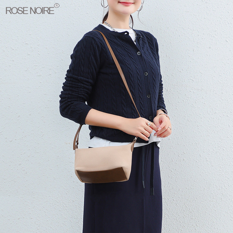 Suede Simple Underarm Dumpling Dull Polish Handbags