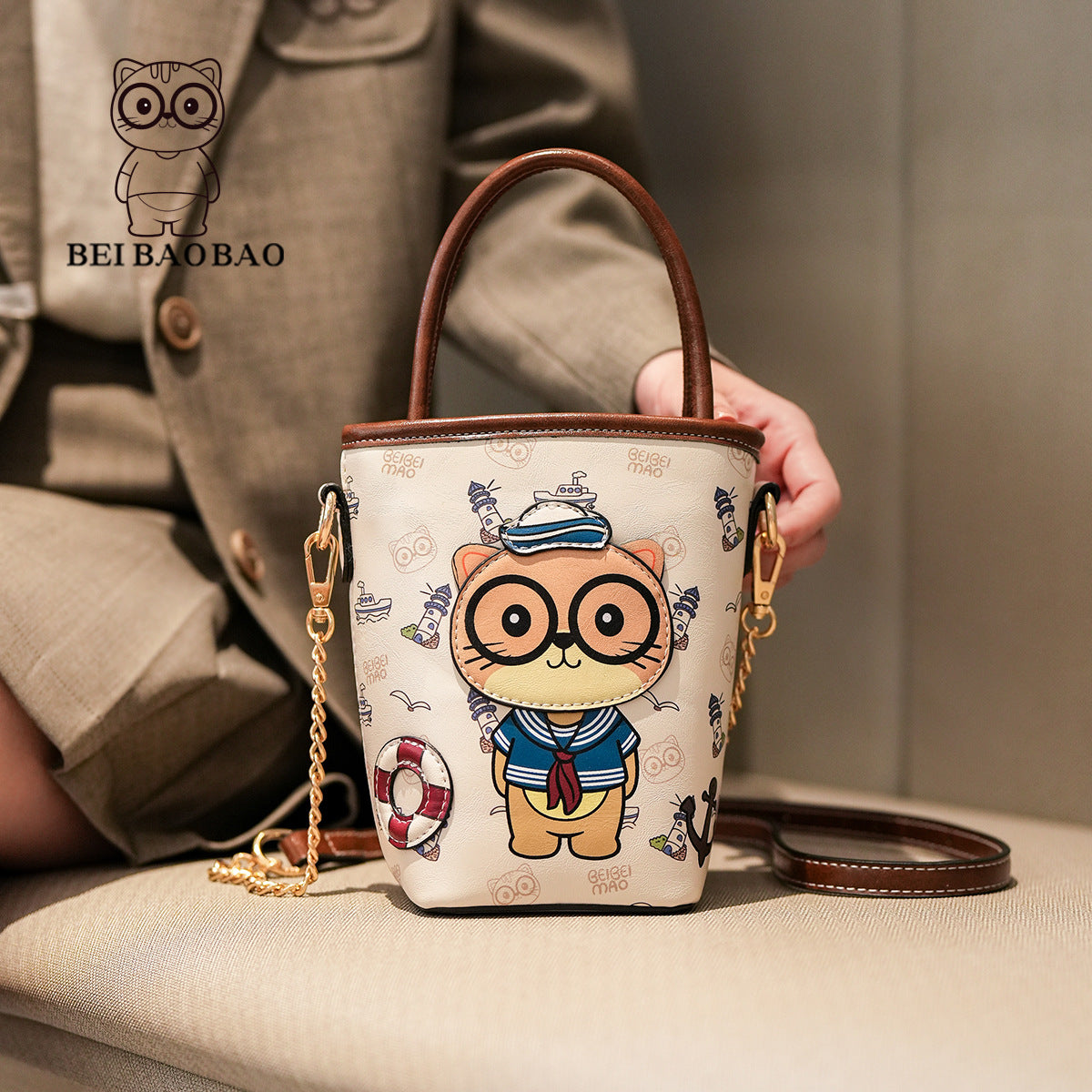 Women's Source Cartoon Light Luxury Design Fashion Women's Messenger Bag