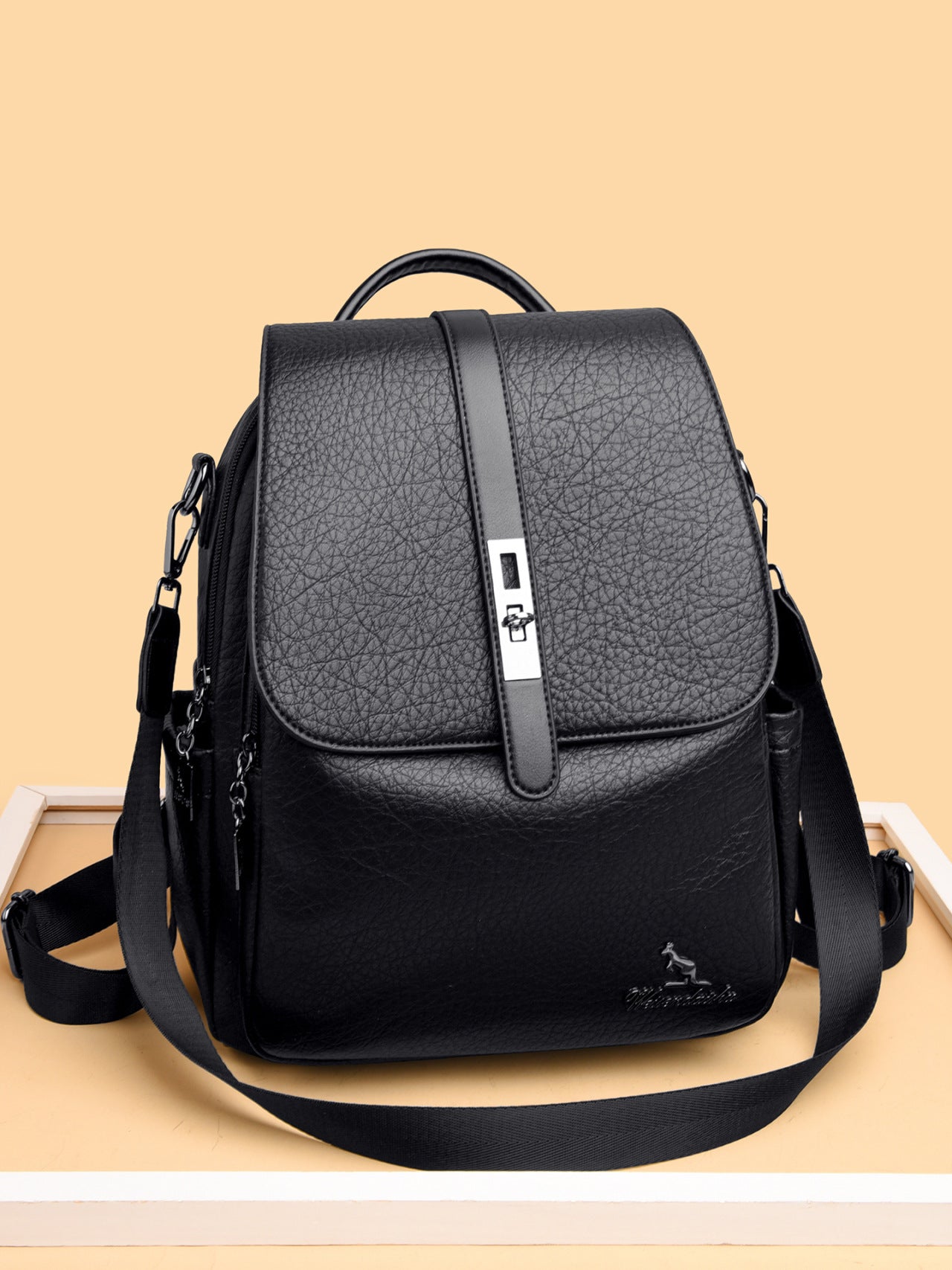 Women's Vintage Soft Leather Leisure Versatile Large Women's Backpack